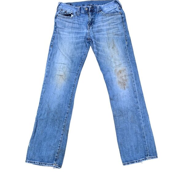 True Religion Jeans Size 33 RICKY Blue - Picture 10 of 11